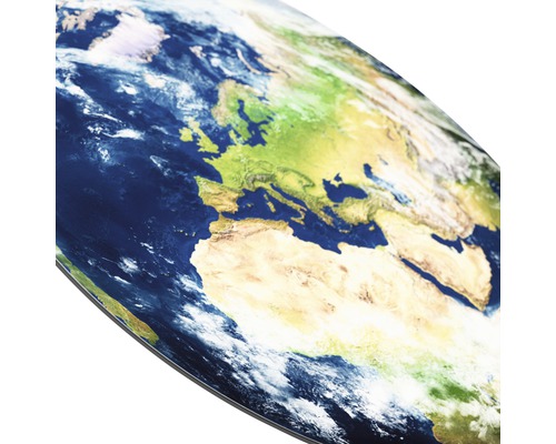 Model glob cu reprezentarea Europei și a Africii