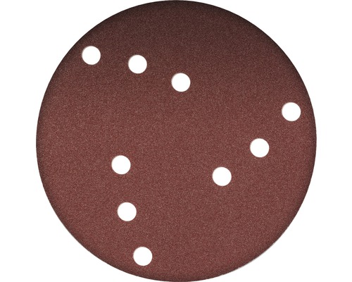 Disc abraziv rotund cu găuri pentru lucrări de șlefuire