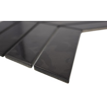 Placă mozaic ceramică cu model herringbone