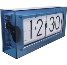 Ceas Big Flip Clear albastru 17x36 cm