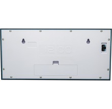 Ceas Big Flip Clear albastru 17x36 cm