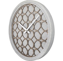 Ceas perete NeXtime Concrete Love gri Ø 39 cm