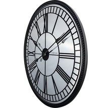 Ceas perete NeXtime Cleopatra Mirror alb/negru Ø 56 cm