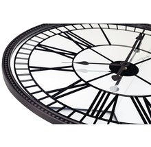 Ceas perete NeXtime Cleopatra Mirror alb/negru Ø 56 cm