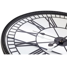 Ceas perete NeXtime Cleopatra Mirror alb/negru Ø 56 cm