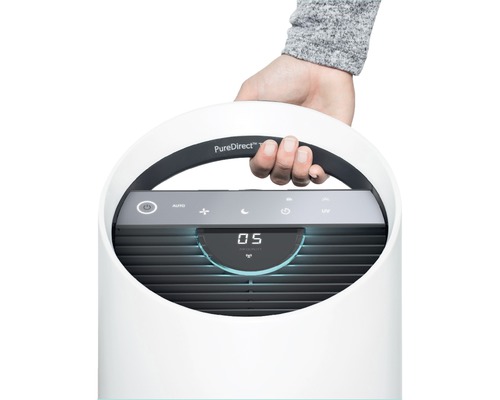 Purificator de aer cu mâner în mână