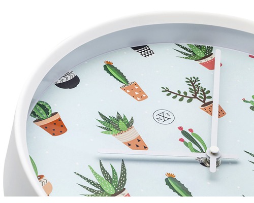 Ceas de perete cu motive cactus