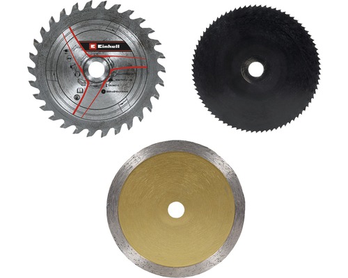 Trei discuri de ferăstrău pentru diferite materiale