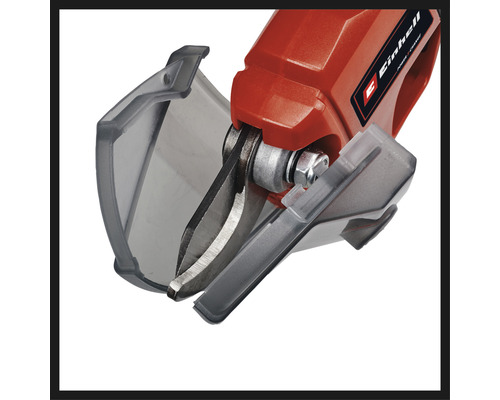 Foarfece de grădină cu acumulator Einhell cu capac de protecție