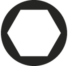 Simbol hexagonal interior