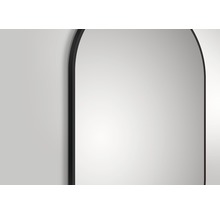 Oglindă baie ovală DSK Black negru mat 60x100 cm-thumb-5