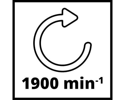 Simbol pentru 1900 de rotații pe minut
