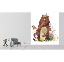 Fototapet vlies Special Decoration Ursul și prietenii săi 243x280 cm