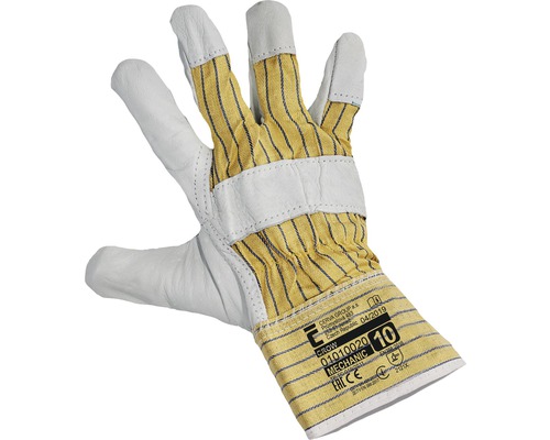 Mănușă de mecanic din piele și material textil