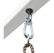 Prim-plan cu un sistem de suspensie a unui leagăn cu carabină
