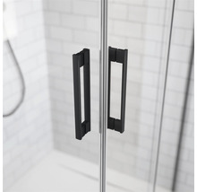 Ușă duș glisantă Radaway Idea Black KDD stânga 90x200,5 cm, sticlă transparentă, profil negru-thumb-4