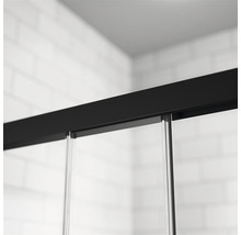 Ușă duș glisantă Radaway Idea Black KDD stânga 90x200,5 cm, sticlă transparentă, profil negru-thumb-2
