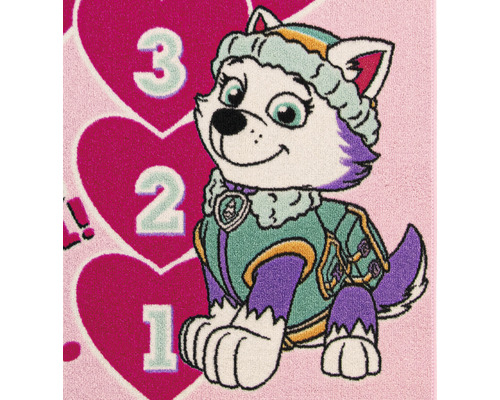 Covor cu motivul Everest din Patrula cățelușilor și numerele unu până la trei