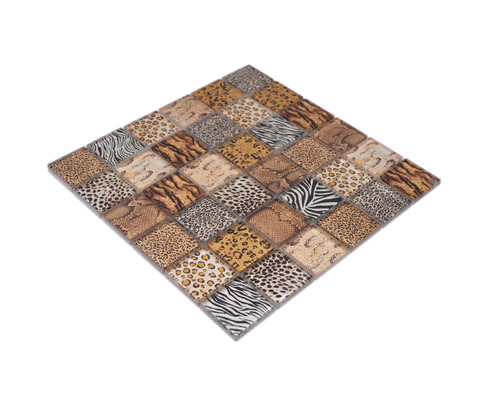 Placă de mozaic cu modele de animale