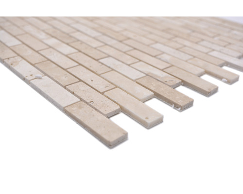 Placă de mozaic din travertin în format orizontal