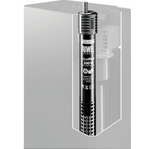 Acvariu Juwel Vision 450 cu iluminare LED, încălzitor, filtru interior, fără dulap inferior inclus negru