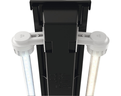 Iluminare acvariu cu două lumini LED