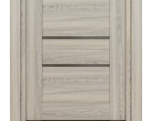 Ușă din lemn cu elemente decorative orizontale