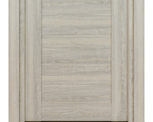 Foaie de ușă din lemn cu panouri orizontale și rame