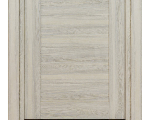 Foaie de ușă din lemn cu linii orizontale și ramă