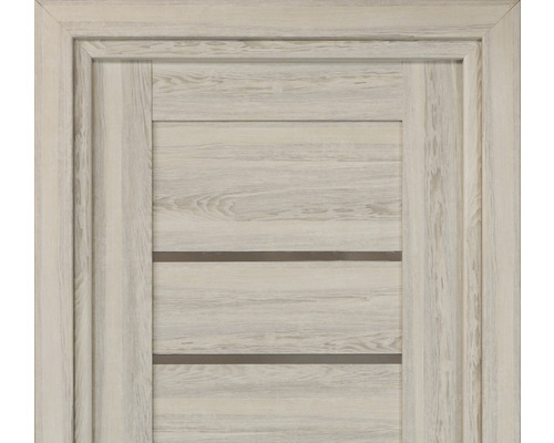 Ușă din lemn cu accente orizontale