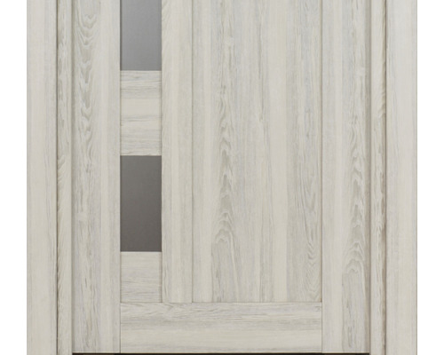 Ușă din lemn cu inserție de sticlă