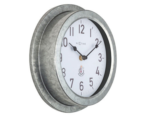 Ceas de perete cu carcasă rezistentă la intemperii