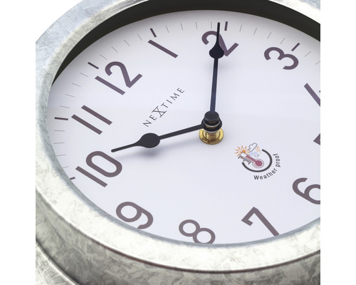 Ceas de perete Nextime cu protecție împotriva intemperiilor