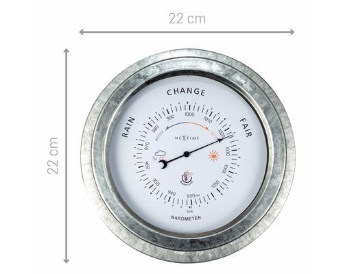 Barometru Nextime cu un diametru de 22 cm