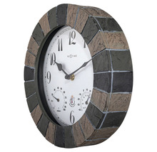 Ceas perete NeXtime Aster pentru exterior Ø 26 cm