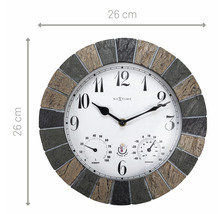 Ceas perete NeXtime Aster pentru exterior Ø 26 cm