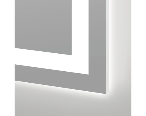 Oglindă baie cu LED DSK Saturn 60x80 cm IP 24 | HORNBACH
