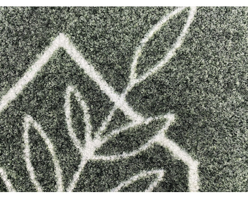 Imagine detaliată cu un covor cu motiv de frunze