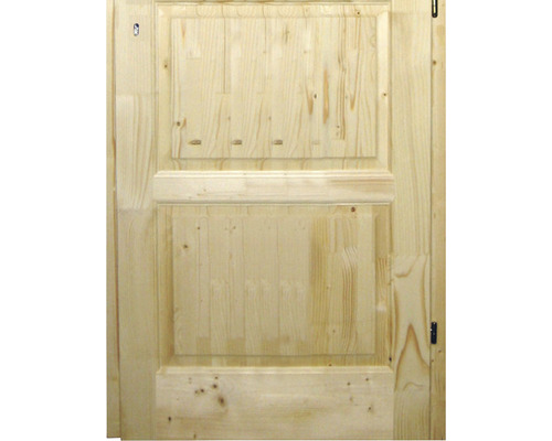 Ușă din lemn cu două panouri