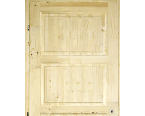 Ușă din lemn cu trei panouri