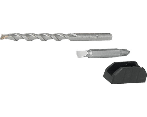 Burghiu pentru piatră, bit și suport