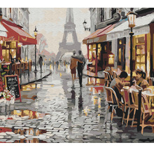 Pictură pe numere Paris after rain 40x50 cm-thumb-1