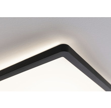 Panou cu LED integrat Auria 22W 2200 lumeni 42x42 cm, montaj aplicat, lumină caldă, negru-thumb-1