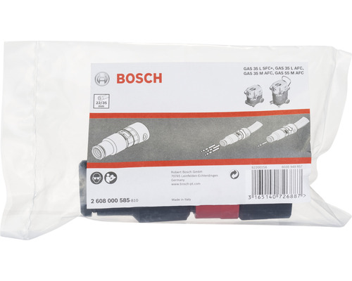 Logo Bosch. Set de aspirare a prafului cu diametrul de 22 până la 35 milimetri pentru aspiratoare