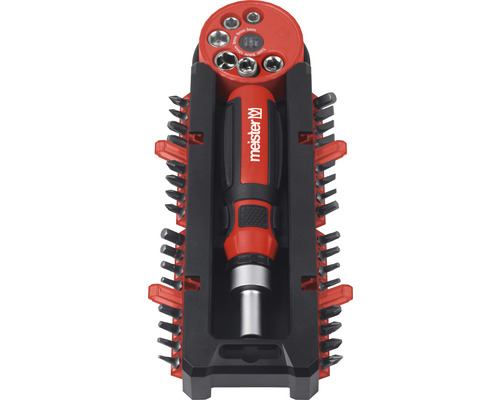 Set șurubelnițe cu diferite biți Meister Logo