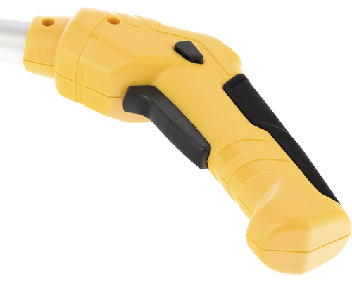 Mânerul unei extensii telescopice galbene