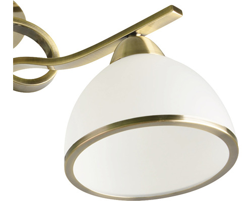 Lumină de plafon cu abajur din sticlă