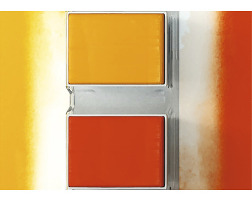 Mostră de culoare cu două câmpuri de culoare