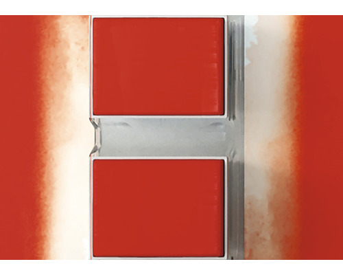 Barieră de siguranță cu două elemente reflectorizante roșii