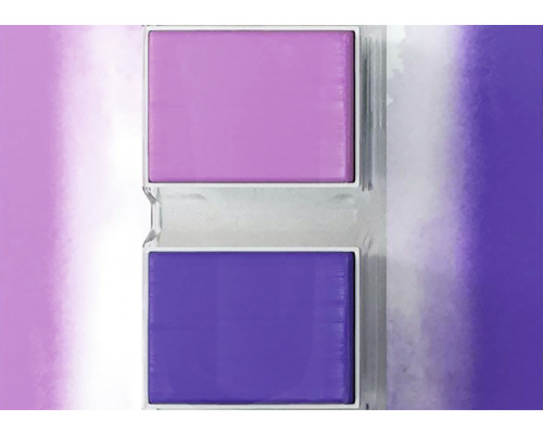 Două mostre de culoare pentru vopsele de perete